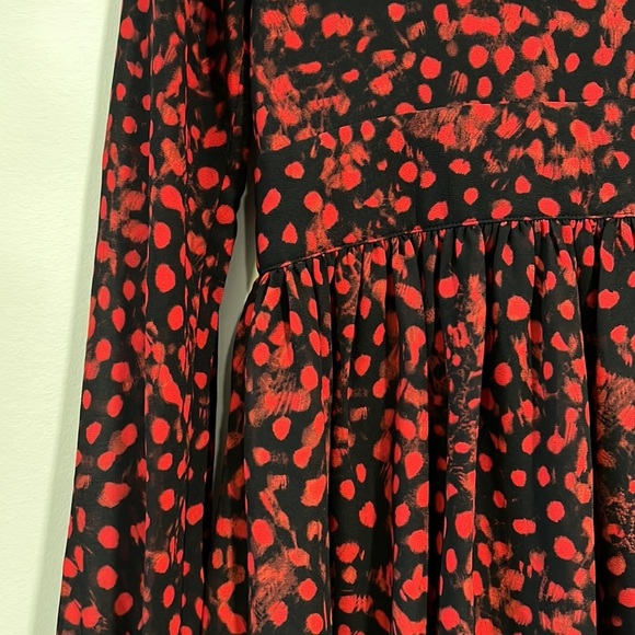 Michael Kors - 6, red/black animal print dress - Picture 5 of 11